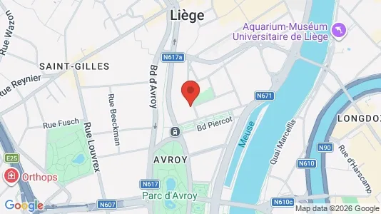Apartments for rent i Luik - kort over placeringen
