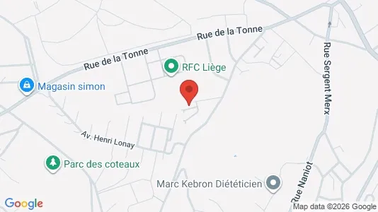Apartments for rent i Luik - kort over placeringen