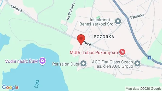Apartments for rent i Teplice - kort over placeringen