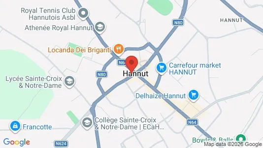 Apartments for rent i Hannuit - kort over placeringen