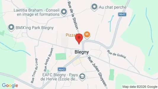 Apartments for rent i Blégny - kort over placeringen