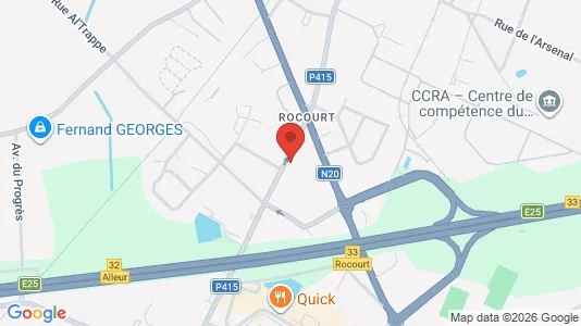 Apartments for rent i Ans - kort over placeringen