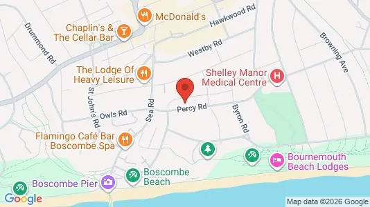 Apartments for rent i Bournemouth - Dorset - kort over placeringen