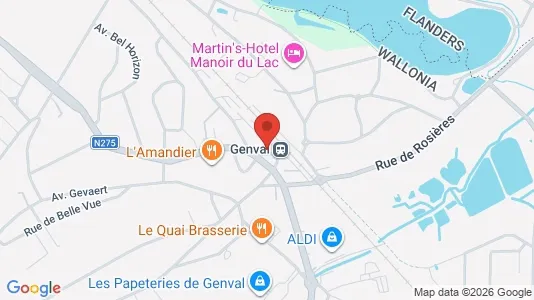 Apartments for rent i Rixensart - kort over placeringen