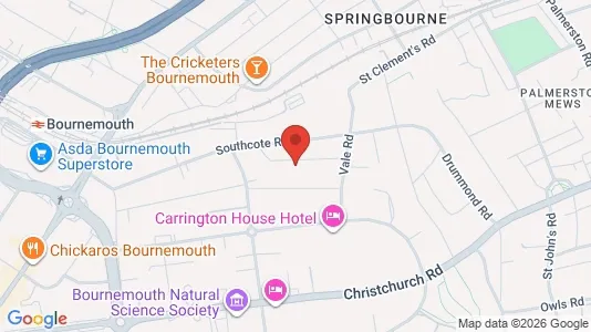 Apartments for rent i Bournemouth - Dorset - kort over placeringen