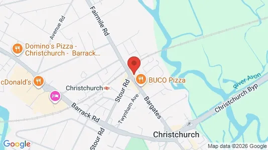 Apartments for rent i Christchurch - Dorset - kort over placeringen