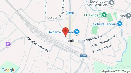 Apartments for rent i Landen - kort over placeringen
