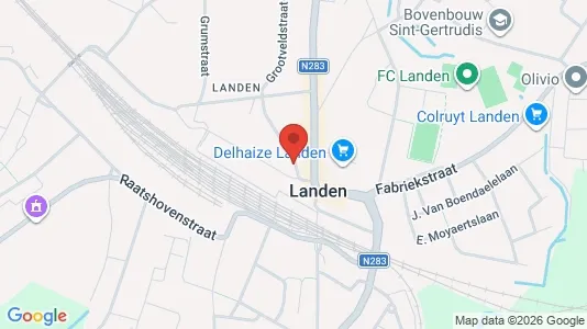 Apartments for rent i Landen - kort over placeringen