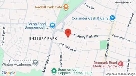 Apartments for rent i Bournemouth - Dorset - kort over placeringen