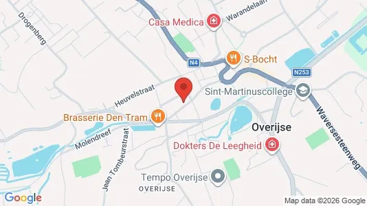 Apartments for rent i Overijse - kort over placeringen