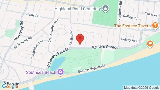 Apartments for rent i Southsea - Hampshire - kort over placeringen