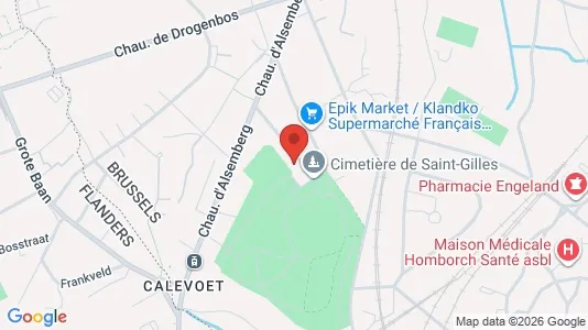 Apartments for rent i Brussels Ukkel - kort over placeringen