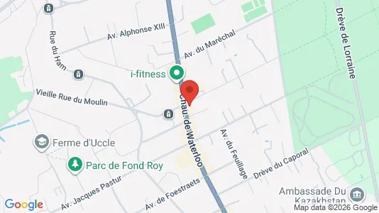 Apartments for rent i Brussels Ukkel - kort over placeringen