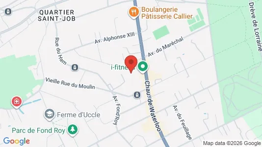 Apartments for rent i Brussels Ukkel - kort over placeringen