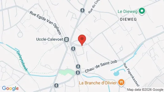 Apartments for rent i Brussels Ukkel - kort over placeringen