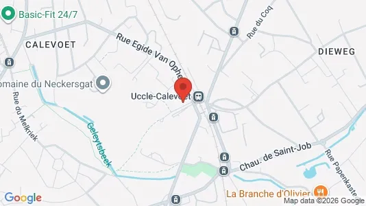 Apartments for rent i Brussels Ukkel - kort over placeringen