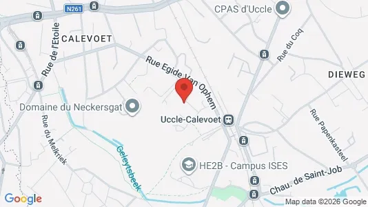 Apartments for rent i Brussels Ukkel - kort over placeringen