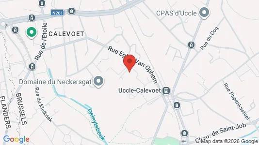 Apartments for rent i Brussels Ukkel - kort over placeringen