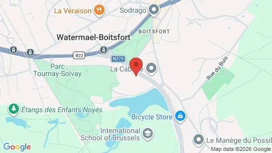 Apartments for rent i Brussels Watermaal-Bosvoorde - kort over placeringen