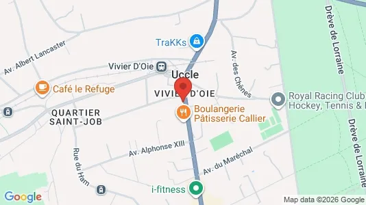Apartments for rent i Brussels Ukkel - kort over placeringen