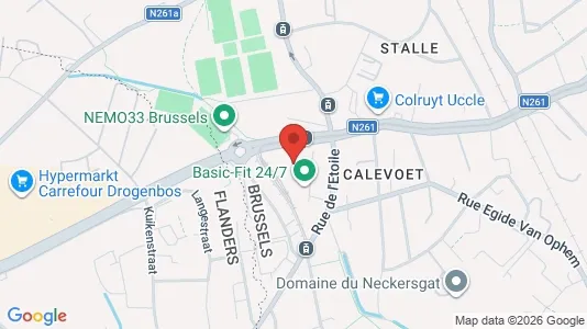 Apartments for rent i Brussels Ukkel - kort over placeringen