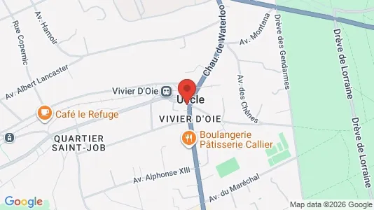Apartments for rent i Brussels Ukkel - kort over placeringen