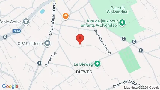 Apartments for rent i Brussels Ukkel - kort over placeringen