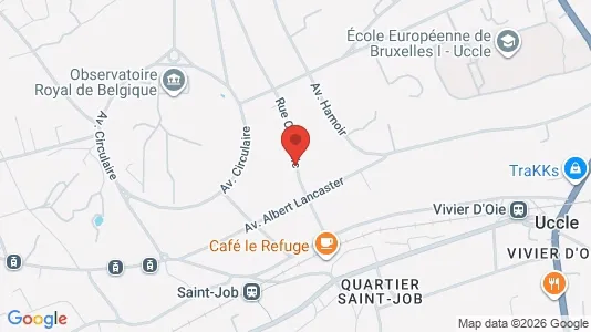 Apartments for rent i Brussels Ukkel - kort over placeringen