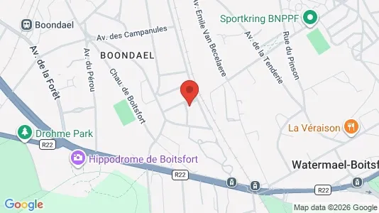 Apartments for rent i Brussels Watermaal-Bosvoorde - kort over placeringen