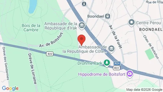 Apartments for rent i Brussels Elsene - kort over placeringen