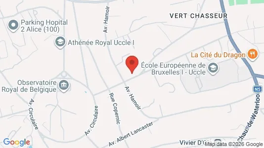 Apartments for rent i Brussels Ukkel - kort over placeringen
