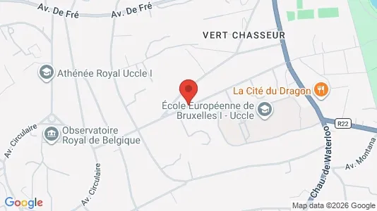Apartments for rent i Brussels Ukkel - kort over placeringen