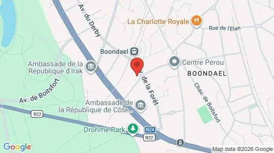 Apartments for rent i Brussels Elsene - kort over placeringen