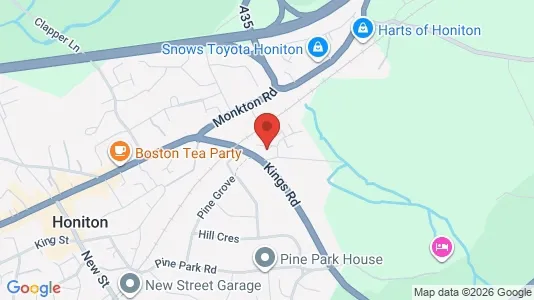 Apartments for rent i Honiton - Devon - kort over placeringen