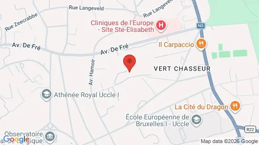 Apartments for rent i Brussels Ukkel - kort over placeringen