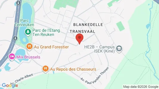 Apartments for rent i Brussels Oudergem - kort over placeringen