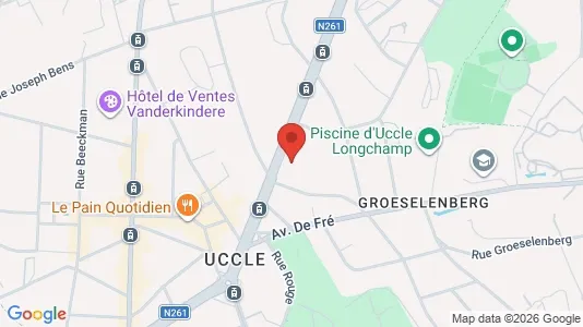Apartments for rent i Brussels Ukkel - kort over placeringen