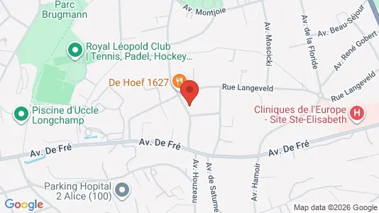 Apartments for rent i Brussels Ukkel - kort over placeringen