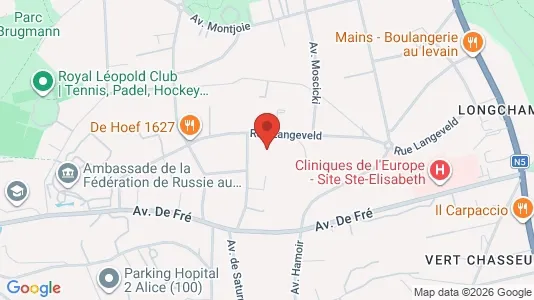 Apartments for rent i Brussels Ukkel - kort over placeringen
