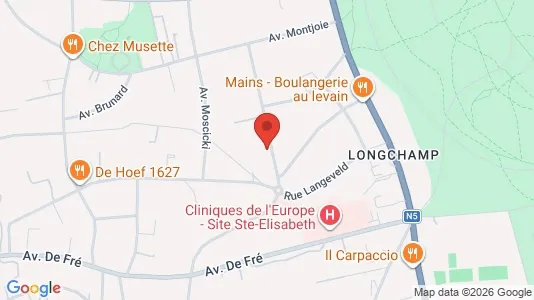 Apartments for rent i Brussels Ukkel - kort over placeringen