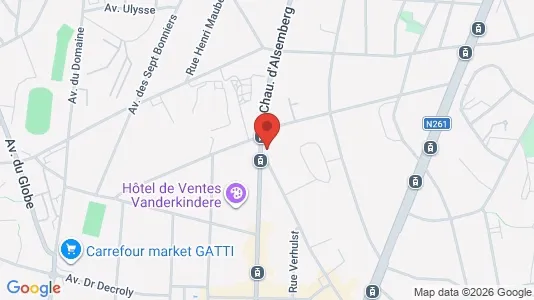 Apartments for rent i Brussels Ukkel - kort over placeringen