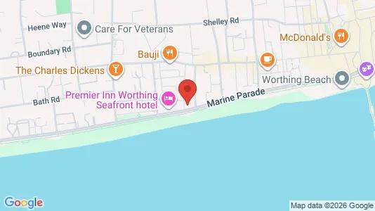Apartments for rent i Worthing - West Sussex - kort over placeringen