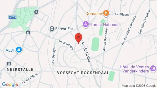 Apartments for rent i Brussels Vorst - kort over placeringen