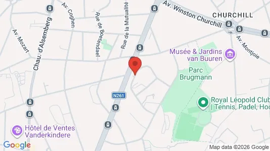 Apartments for rent i Brussels Ukkel - kort over placeringen