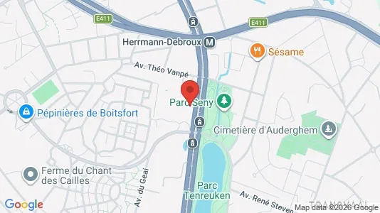 Apartments for rent i Brussels Watermaal-Bosvoorde - kort over placeringen