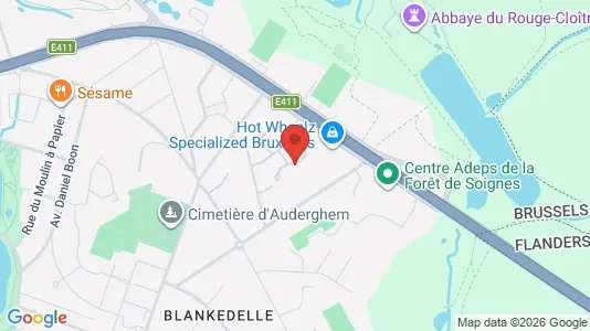 Apartments for rent i Brussels Oudergem - kort over placeringen