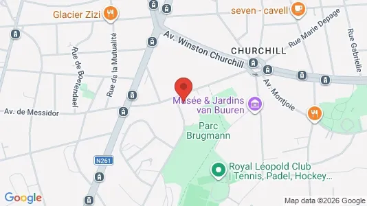 Apartments for rent i Brussels Ukkel - kort over placeringen