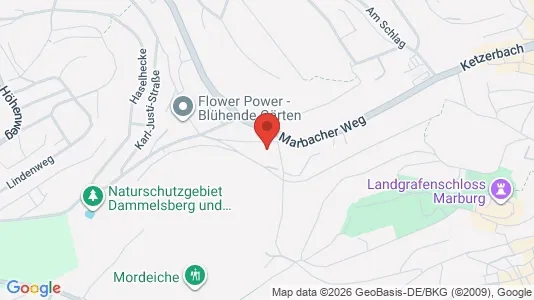 Apartments for rent i Marburg-Biedenkopf - kort over placeringen