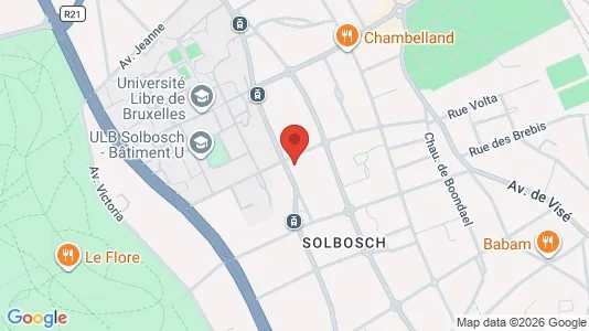 Apartments for rent i Brussels Elsene - kort over placeringen