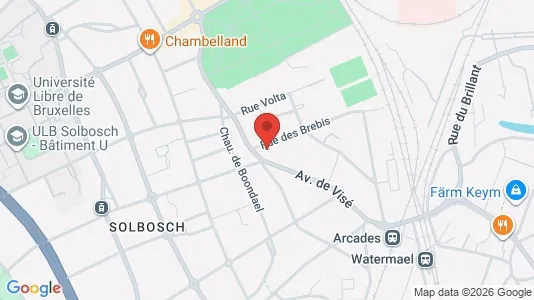 Apartments for rent i Brussels Watermaal-Bosvoorde - kort over placeringen